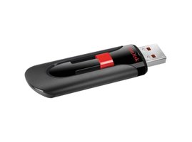 USB Flash SanDisk Cruzer Glide 64GB - cerveno-čierny