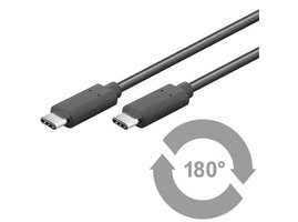 kábel USB 3.1 konektor C/male - USB 3.1 konektor C/male, 0.5m