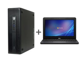 HP EliteDesk 800 G1 SFF + ChromeBook ZADARMO