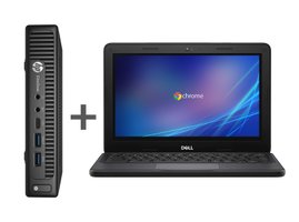 HP EliteDesk 800 G2 Desktop Mini + ChromeBook ZADARMO